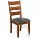 Villa Rosso Vintage Mocha Ladderback Dining Chair Set of 2