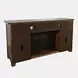 Cannon Valley Distressed Brown 60" TV Stand with Electric Fireplace