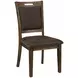 Cannon Valley Medium Brown Upholstered 7 Piece Dining Set with Nailhead Trim