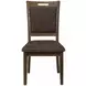 Cannon Valley Medium Brown Upholstered 7 Piece Counter Height Dining Set with Nailhead Trim