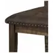 Cannon Valley Distressed Medium Brown Upholstered Side Chair Set of 2