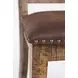 Cannon Valley Medium Brown Upholstered 5 Piece Dining Set with Bench and Nailhead Trim