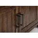 Cannon Valley Medium Brown Upholstered 7 Piece Counter Height Dining Set with Nailhead Trim