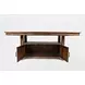 Cannon Valley Medium Brown Upholstered 7 Piece Counter Height Dining Set with Nailhead Trim
