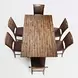Cannon Valley Medium Brown Upholstered 7 Piece Counter Height Dining Set with Nailhead Trim