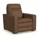 Dutch Cortado Brown Leather Zero Gravity Power Reclining Living Room Set