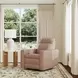 Dutch Desert Tan Leather Zero Gravity Swivel Gliding Power Recliner with USB Charging and Heat Massage