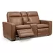 Dutch Cortado Brown Leather Zero Gravity Power Reclining Living Room Set