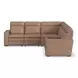 Dutch Desert Tan Leather 6 Piece Modular Zero Gravity Power Reclining Sectional with Power Lumbar and USB Charging
