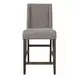 Oak Crossing Dark Chestnut and Gray 6 Piece Extendable Gathering Dining Set