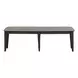 Oak Crossing Dark Chestnut and Gray 6 Piece Extendable Trestle Base Dining Set