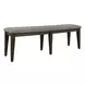 Oak Crossing Dark Chestnut and Gray 6 Piece Extendable Trestle Base Dining Set