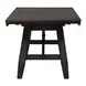 Oak Crossing Dark Chestnut and Gray 7 Piece Extendable Trestle Base Dining Set
