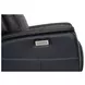 View Blue Leather Swivel Power Recliner With Power Headrest And Lumbar