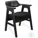 Golden Hearth Black Mia Large Round Dining Room Set