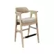 Brookline Wheat Custioned Seat Bar Stool Set of 2