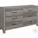 Corbin Gray V-pattern Panel Bedroom Set