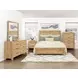Corbin Natural Queen Panel Bed