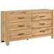 Corbin Natural Youth Panel Bedroom Set