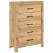 Corbin Natural Youth Panel Bedroom Set