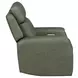 Felix Gray Leather Zero Gravity Triple Power Recliner with USB Charging and Heat Massage