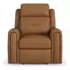 Felix Brown Leather Zero Gravity Triple Power Reclining Living Room Set