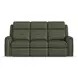 Felix Green Leather Zero Gravity Triple Power Reclining Living Room Set