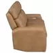 Felix Toasted Almond Leather 86" Zero Gravity Triple Power Reclining Sofa with USB Charging and Heat Massage