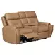 Felix Brown Leather Zero Gravity Triple Power Reclining Living Room Set
