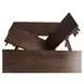 West End Saddle Brown 60" Extendable Square Dining Table