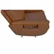 Cove Autumn Leather Zero Gravity Swivel Power Recliner with USB Charging and Heat Massage