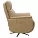 Cove Dune Leather Zero Gravity Swivel Power Recliner with USB Charging and Heat Massage