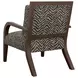Apollo Brown Upholstered Lounge Chair