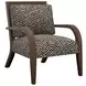 Apollo Brown Upholstered Lounge Chair