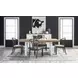 Franklin Harvest Oak and Natural White 4 Door Credenza