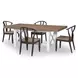 Franklin Harvest Oak and Aged Black Side Chair Set of 2