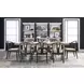 Franklin Harvest Oak and Natural White 98" Extendable Rectangular Dining Table