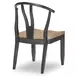 Franklin Harvest Oak and Aged Black Side Chair Set of 2