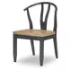 Franklin Harvest Oak and Aged Black Side Chair Set of 2
