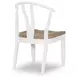 Franklin Harvest Oak and Natural White Side Chair Set of 2