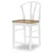 Franklin Harvest Oak and Natural White Counter Height Chair Set of 2