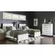 Dutton Natural White and Toasted Coconut Twin Panel Bed