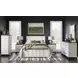 Dutton Natural White and Toasted Coconut Twin Panel Bed