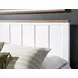 Dutton Natural White and Toasted Coconut Twin Panel Bed