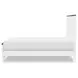 Dutton Natural White and Toasted Coconut Full Panel Bed