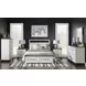 Dutton Natural White and Toasted Coconut 2 Drawer Nightstand with USB Charging
