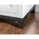 Dutton Natural White and Toasted Coconut 2 Drawer Nightstand with USB Charging