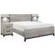 Zephyr Light Gray Storage Wall Bedroom Set