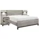 Zephyr Light Gray Storage Wall Bedroom Set