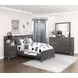 Zephyr Natural 2 Drawer Nightstand with Wall Panel